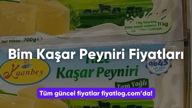 Bim Kaşar Peyniri Fiyatları